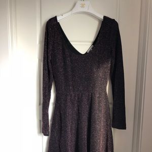 Charlotte Russe dress shiny purple